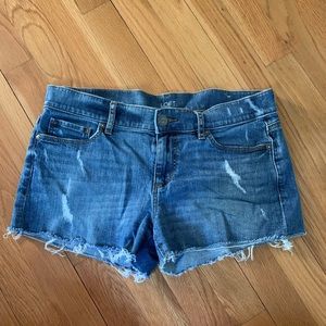 Loft Distressed Denim Shorts